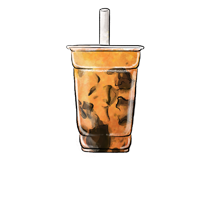 Free Vectors | Floating bubble tea